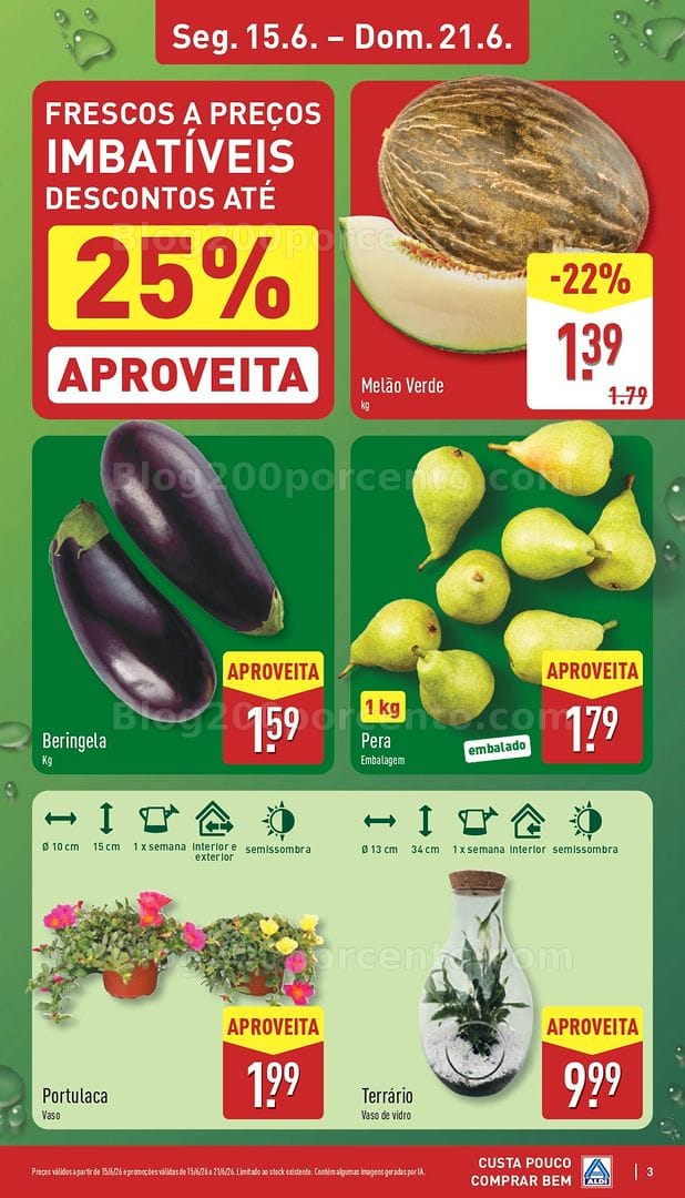 Antevisão Folheto ALDI Promoções de 15 a 21 junho